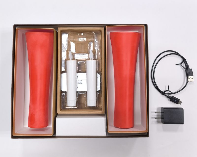 本体(朱)２本・来灯 御寺院用進物セット