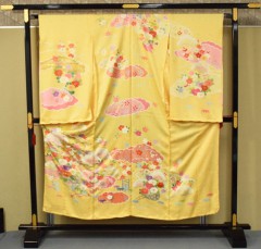 七五三別誂え四つ身 (七才祝い着／正絹／京友禅) 057-0163 | 着物・帯