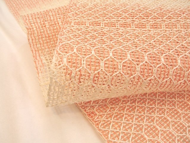 012-0082 夏羅織 八寸名古屋帯(西陣 泰生織物) | 着物・帯専門店の