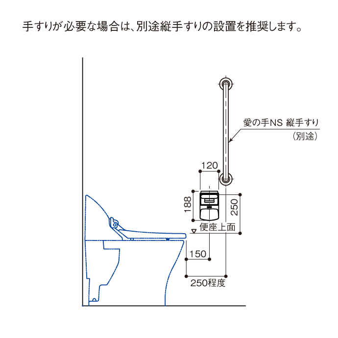 パナソニック エイジフリー FUNレストテーブルα 550 （面てすり