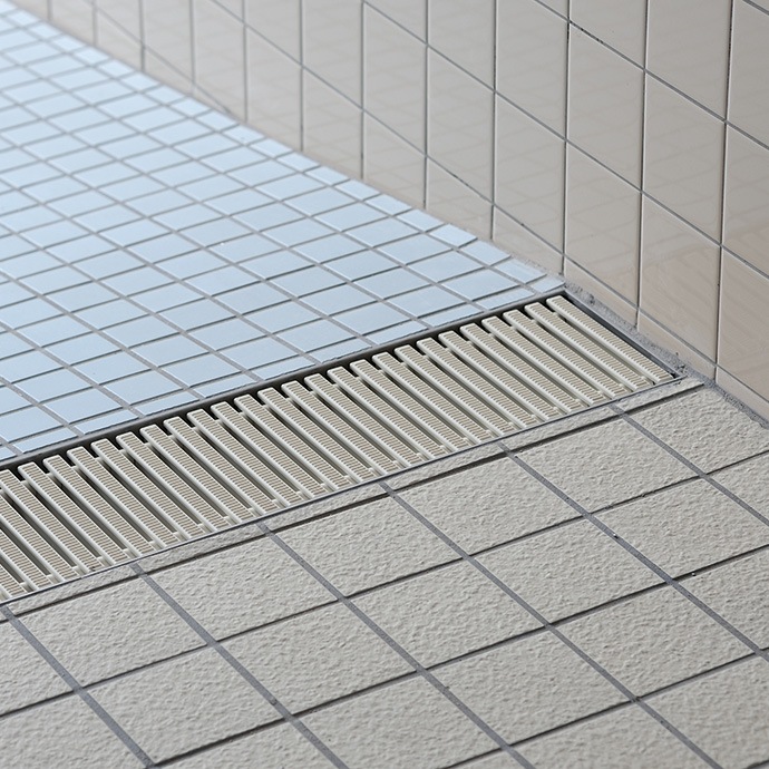 れかふかページ 樹脂製グレーチング／Aタイプ／RRA-100（H=25）／L=2,005～2,500mm