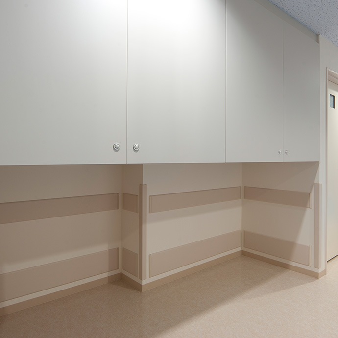 室内用コーナー保護材 セフティーコーナー／NS-50V／笠木のみ【2本から