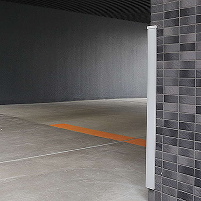 コーナーガード／NPC-3535V／L=2000mm／エンドキャップ1個付属 | 【柱