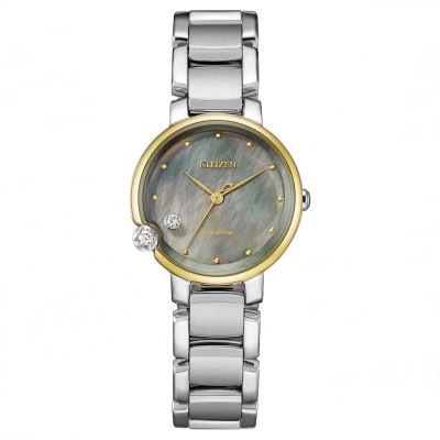 シチズン エル CITIZEN L ROUND Collection STELLA〜星〜 エコ・ドライブ ダイヤモンド入 ソーラー EW5584-81Y 送料無料 税込定価 77,000円|CITIZ