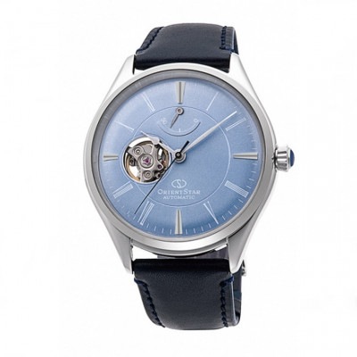(SALE) オリエントスター ORIENT STAR CLASSIC SEMI SKELETON メカニカル 自動巻 セミスケルトン シースルーバック 革バンド メーカー保証2年 RK-AT0203