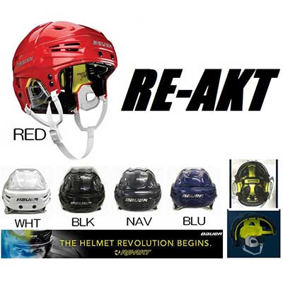BAUER アイスホッケー ヘルメット REAKT  Lサイズ 野球・アイスホッケー・スポーツ用品専門サイト｜ナカスポショップ