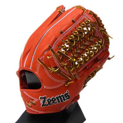 Zeems ジームス 硬式用 投手用 限定三方親シリーズ Rオレンジ 右