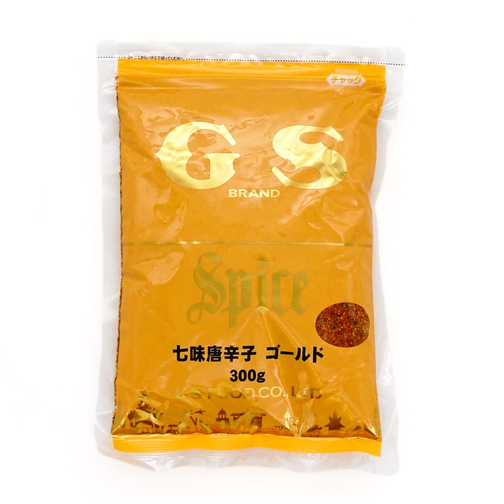 GSフード 七味唐辛子ゴールド 300g | 調味料・スパイス・だし・油