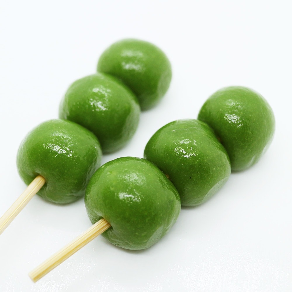 GFC 宇治抹茶プチだんご 15本(長さ7.5cm高さ2.0cm横1.8cm) | 冷凍食品