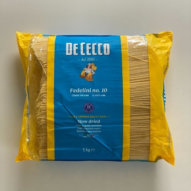 ケース販売】ディチェコ フェデリーニ No10 1.4mm 5kg×2 | めん類