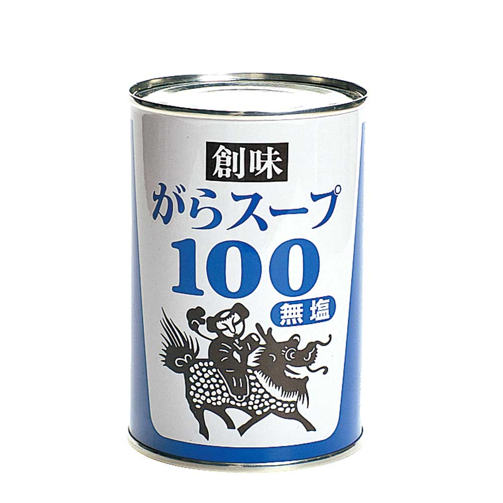 ケース販売】 創味 がらスープ100 青ラベル 4号缶 420g×24 | 調味料