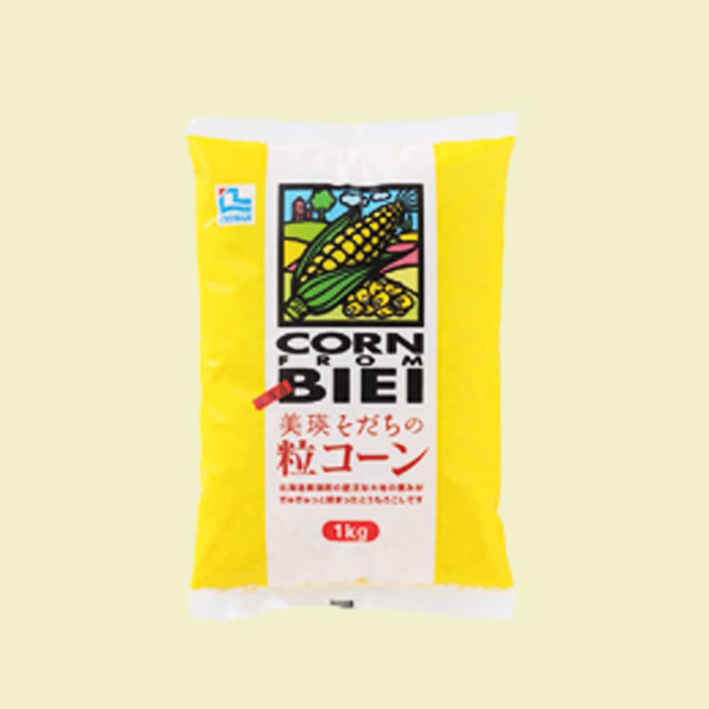 ケース販売】ノースイ 美瑛育ちの粒コーン 1kg×10 | 冷凍食品,冷凍野菜