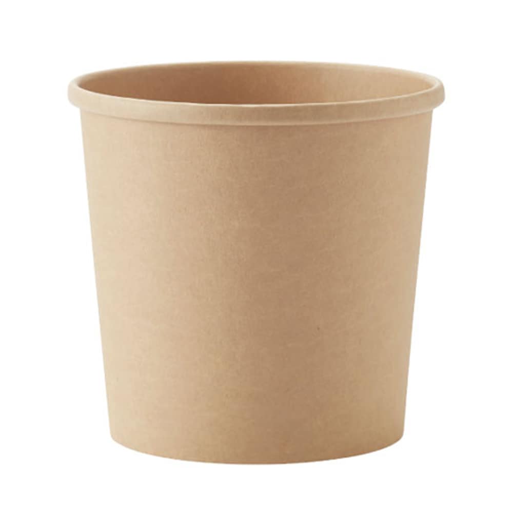 ケース販売】未晒しフードカップ 780ml 500個入 日用品 【メーカー直送