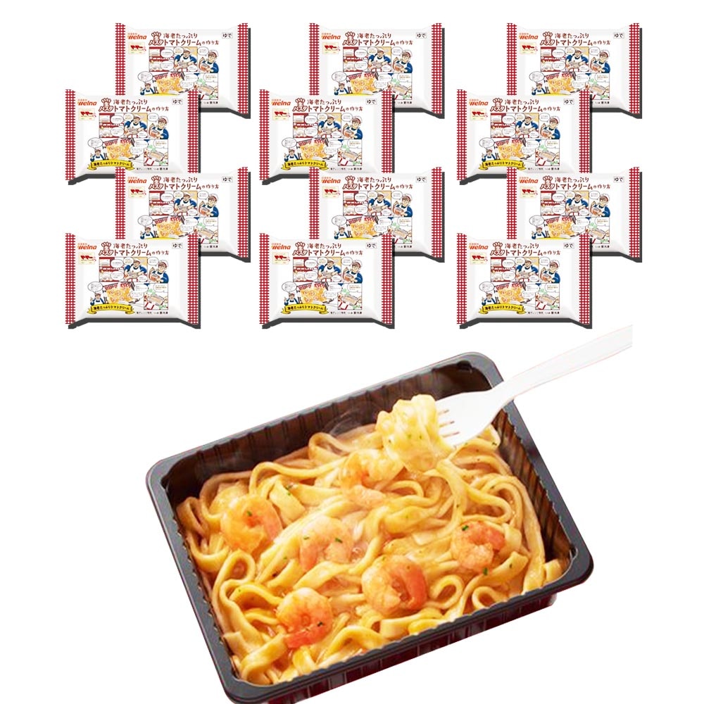 ケース販売】日清ウェルナ マ・マーもちもち生パスタ 海老たっぷり