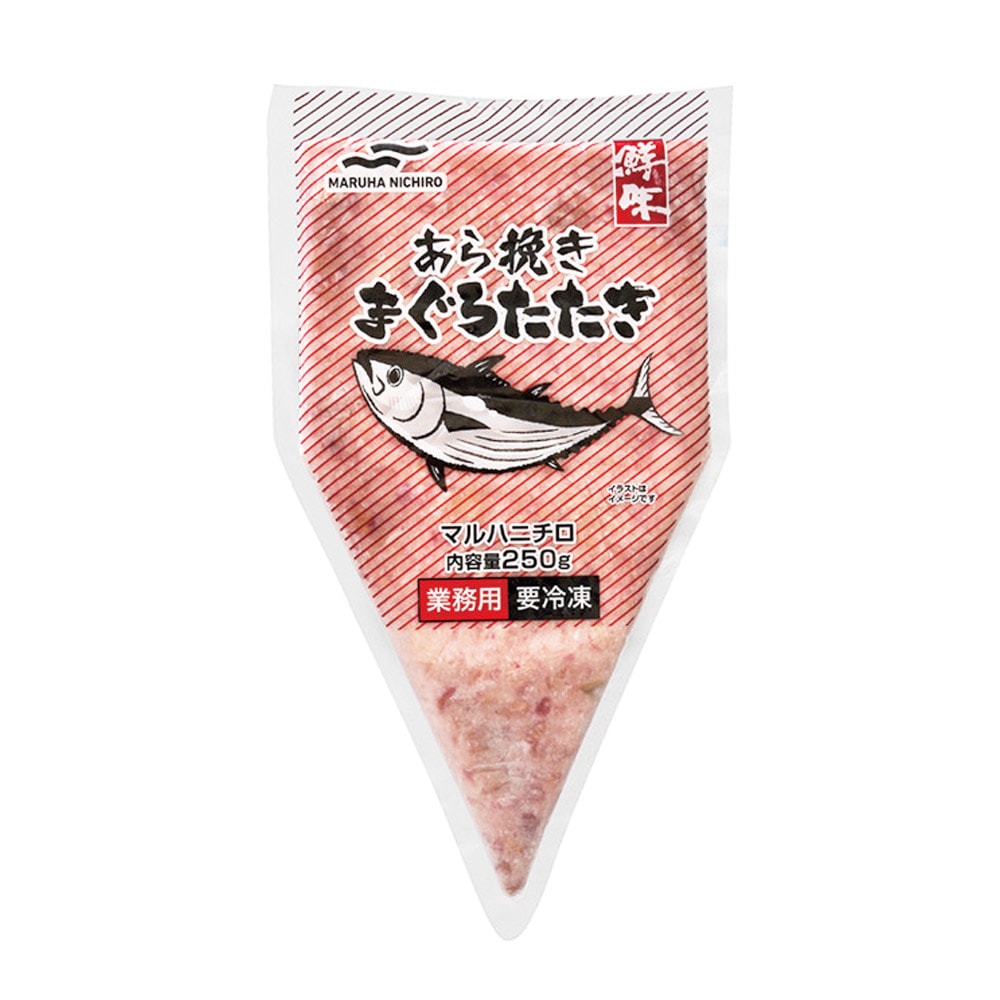マルハニチロ 鮮味あら挽きまぐろたたきチューブ 250g | 冷凍食品,冷凍