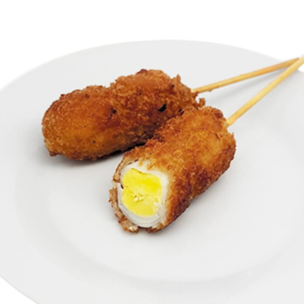 ケース販売】夢咲祭 うずら串フライ 3kg(2個串：100本入り) | 冷凍食品