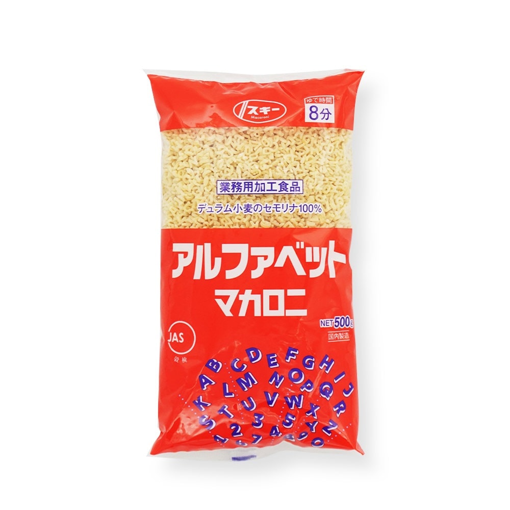 奥本製粉 アルファベットマカロニ 500g | めん類・パスタ,パスタ の