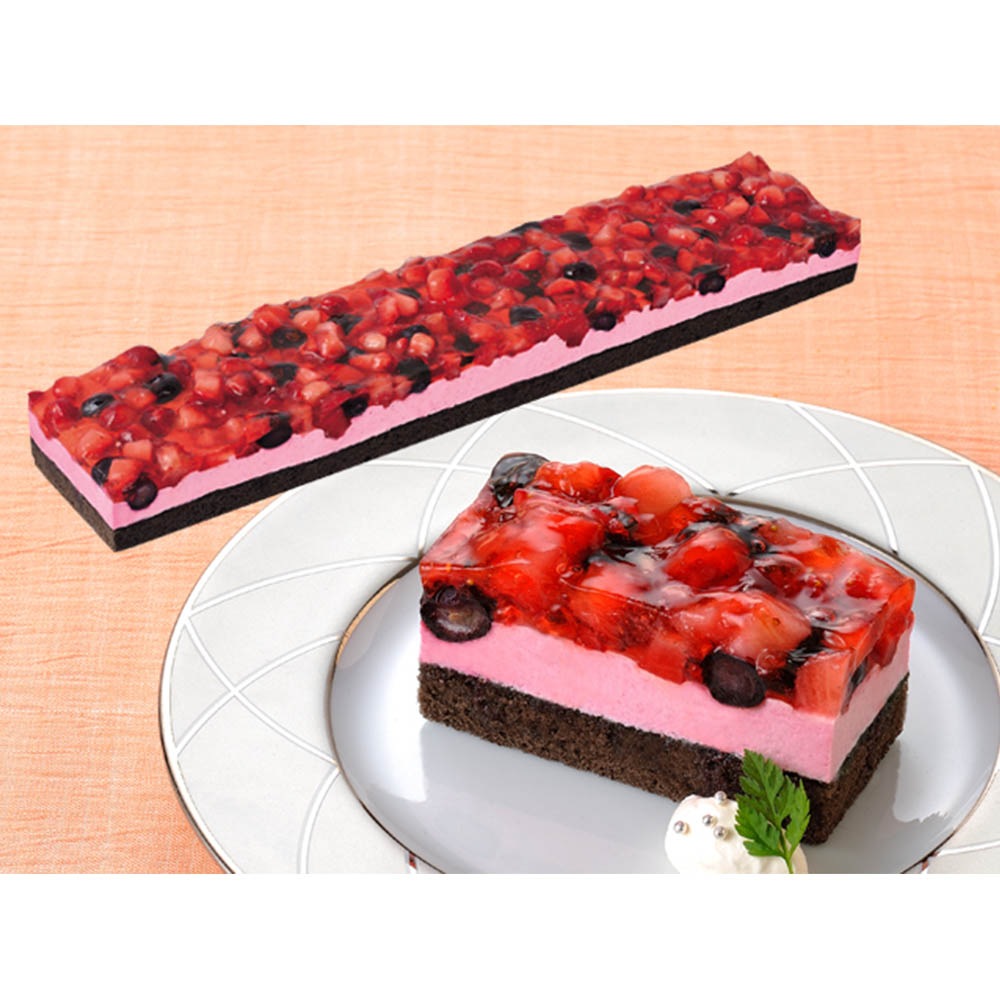 ダブルベリー 495g フリーカットケーキ スイーツ お菓子 ケーキ 洋菓子 のネット通販 食のプロ御用達の業務用 給食用食品 冷凍食品通販ナカヤマフーズオンライン