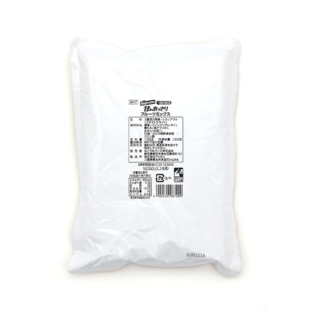 �ڥ���������ۤϤ����� �Ťߤ��ä���ե롼�ĥߥå��� 1.5kg��6�ѥå�������������1500g���Ƿ���1000g