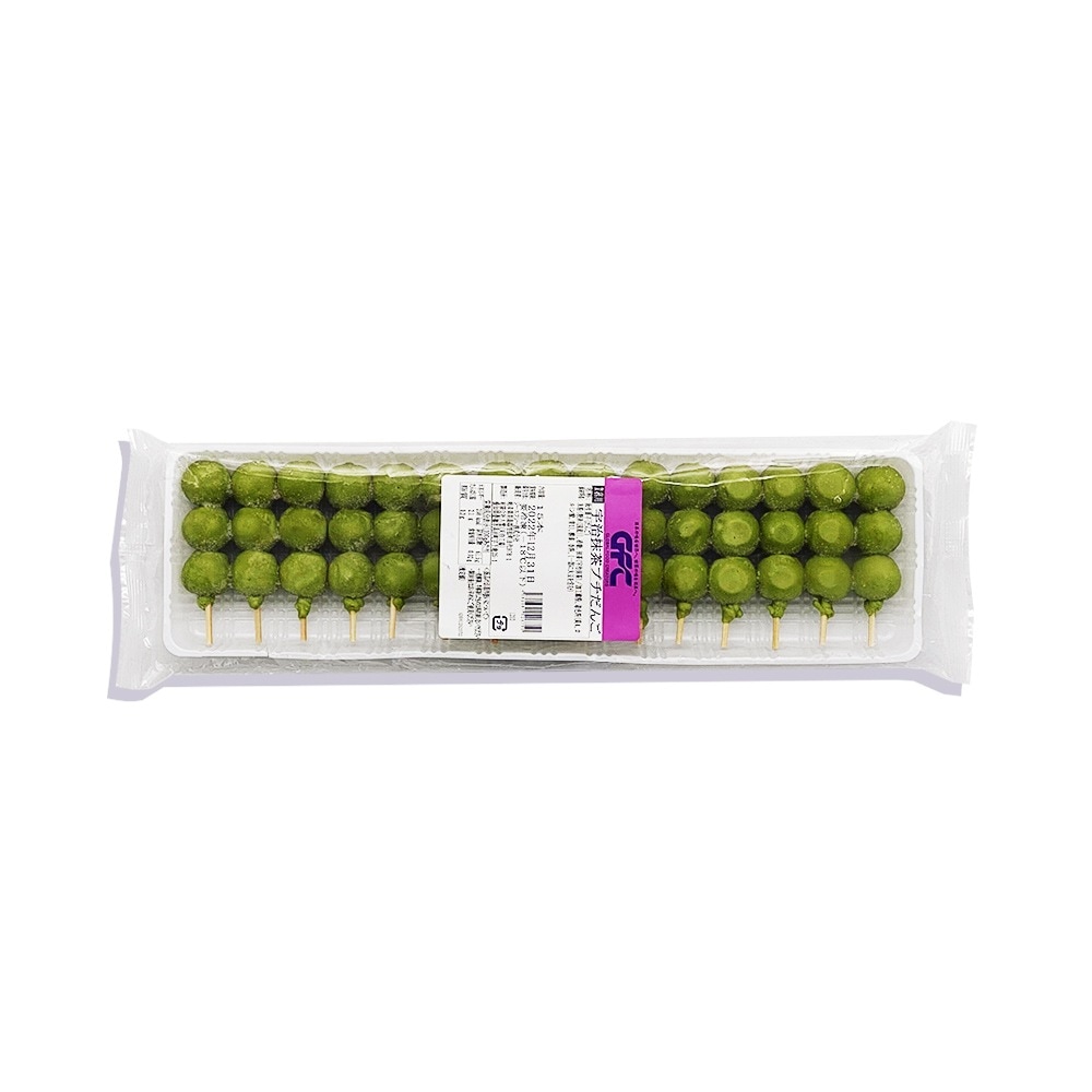 GFC 宇治抹茶プチだんご 15本(長さ7.5cm高さ2.0cm横1.8cm) | 冷凍食品