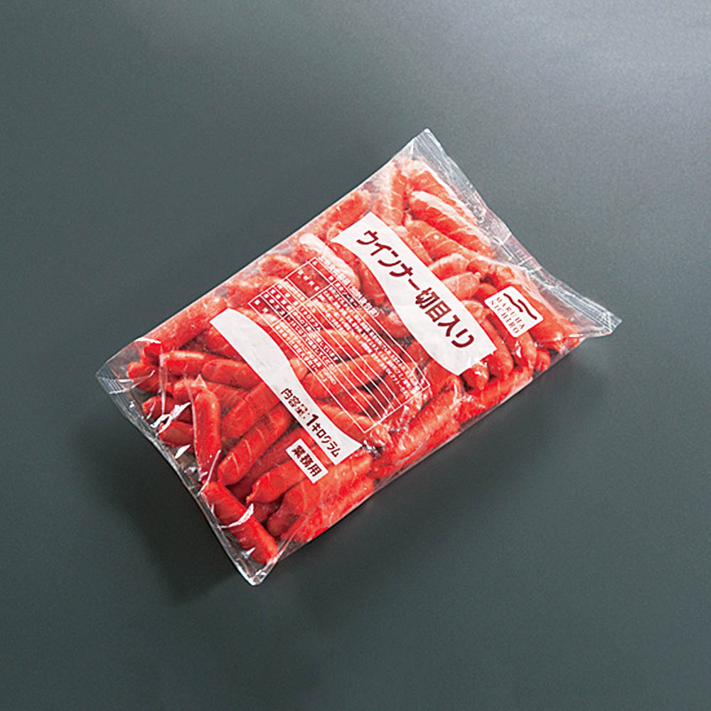 マルハニチロ 赤ウインナー切目入りR 1kg | 肉・肉加工品,肉加工品 の