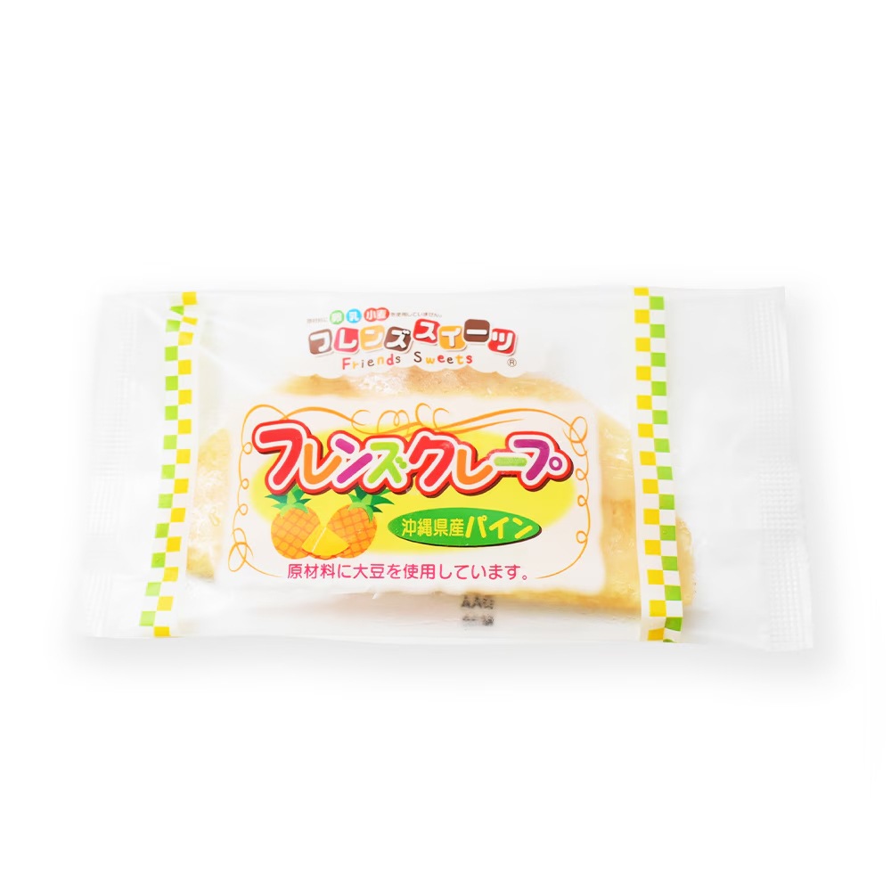 日東ベスト フレンズクレープ(沖縄県産パイン) 35g×40個入り ※季節限定