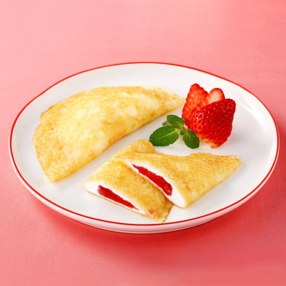 いちごクレープのページ 日東ベスト フレンズクレープ(いちご)5PT 35g×5個入 | 冷凍食品