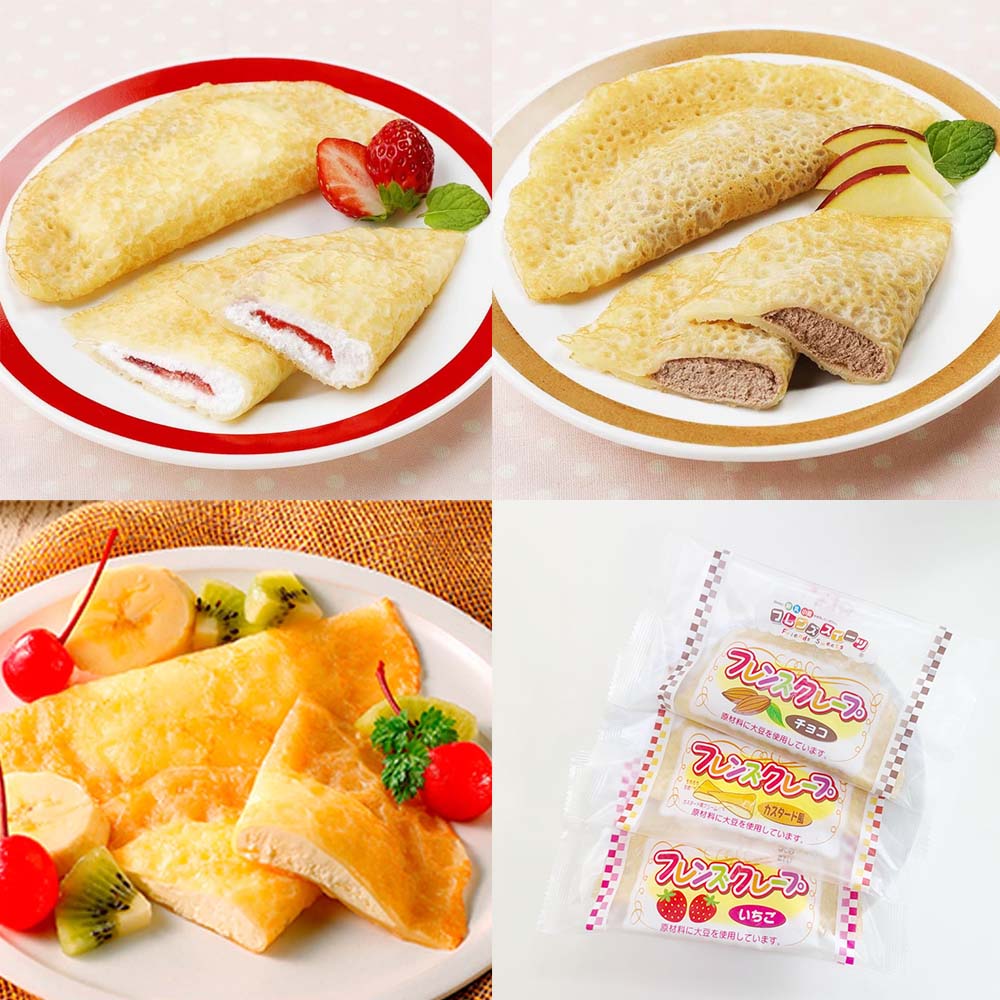 日東ベスト フレンズクレープアソートセット15個 (いちご・チョコ