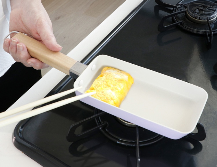 ブランド一覧 [卵１つで作れる] 卵焼きパン スリム ガス火専用 8×18cm