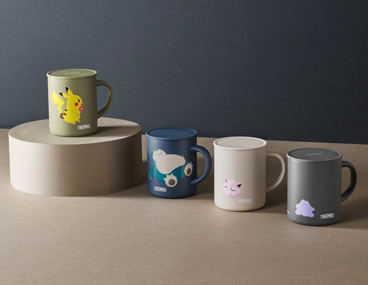 ブランド一覧 THERMOS(サーモス) 真空断熱 マグカップ 350ml ポケモン柄 保温 保冷 フタ付き