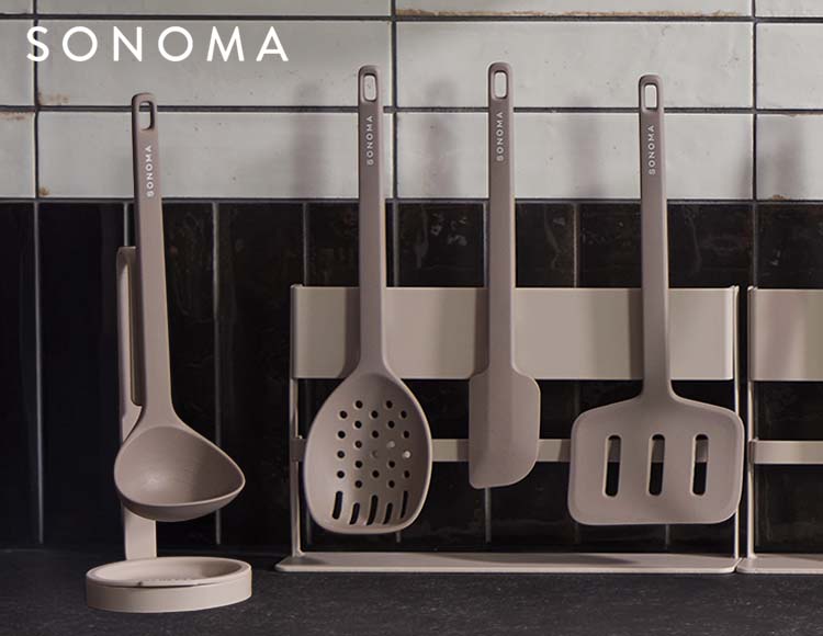 [公式販売店] SONOMA(ソノマ)  キッチンツール＆スタンド 6点セット 