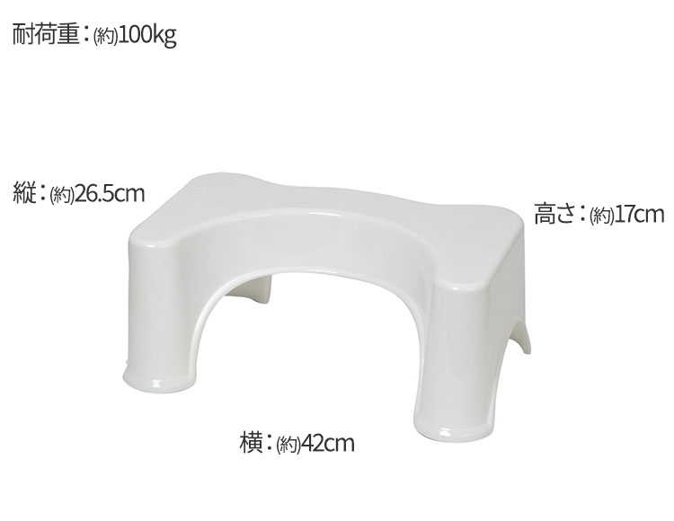 トイレ用 サポートステップ ミニ 耐荷重100kg