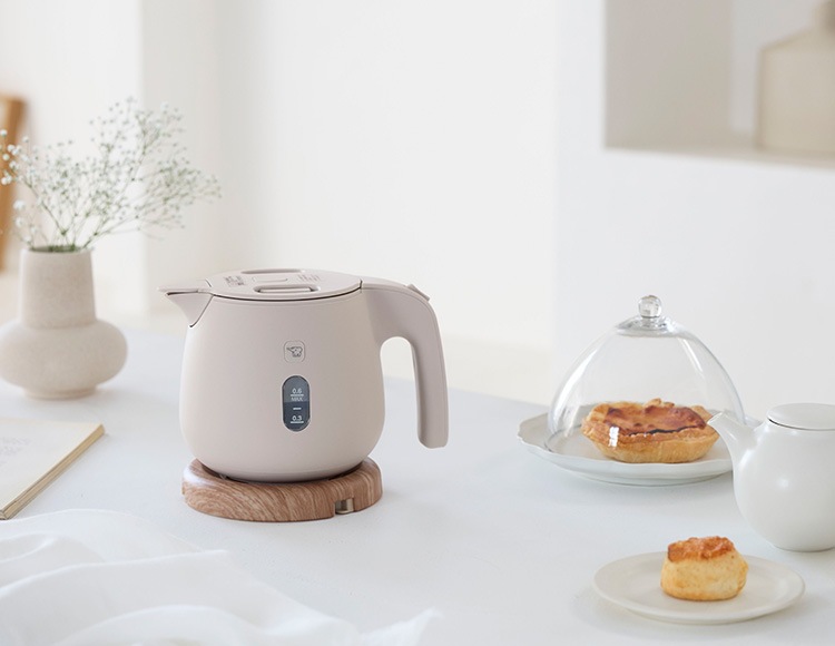 象印 電気ケトル 600ml サンドグレー