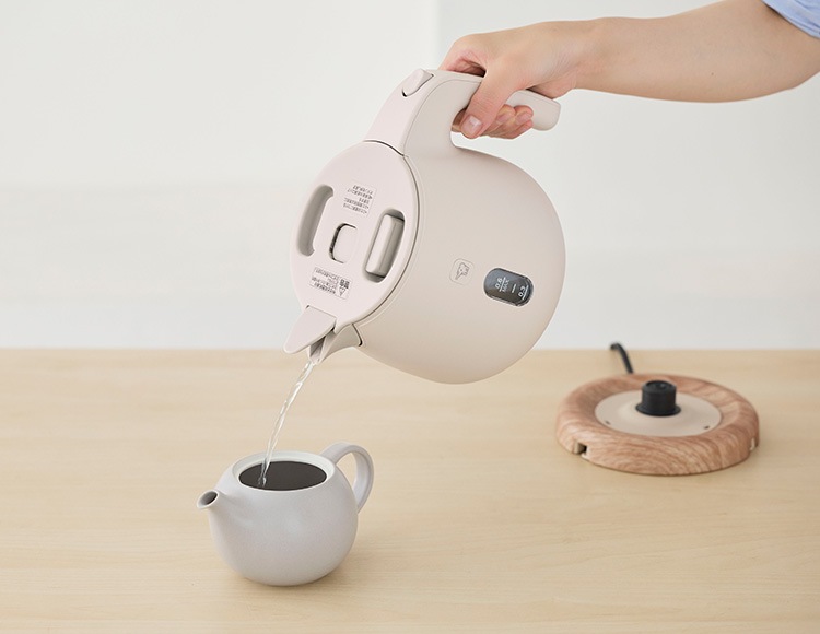 象印 電気ケトル 600ml サンドグレー