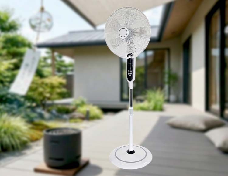 [ DCモーターで省エネ・静音]リビング扇風機 ハイポジション リモコン付き 40cm羽根 5枚羽根  大風量 