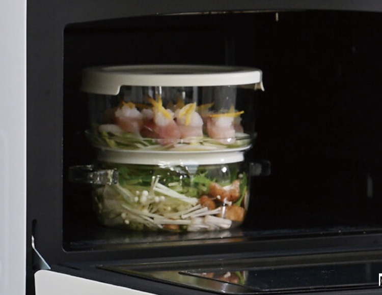 HARIO（ハリオ） 耐熱ガラス せいろ蒸し器 800ml 熱湯 食洗機 電子レンジ対応