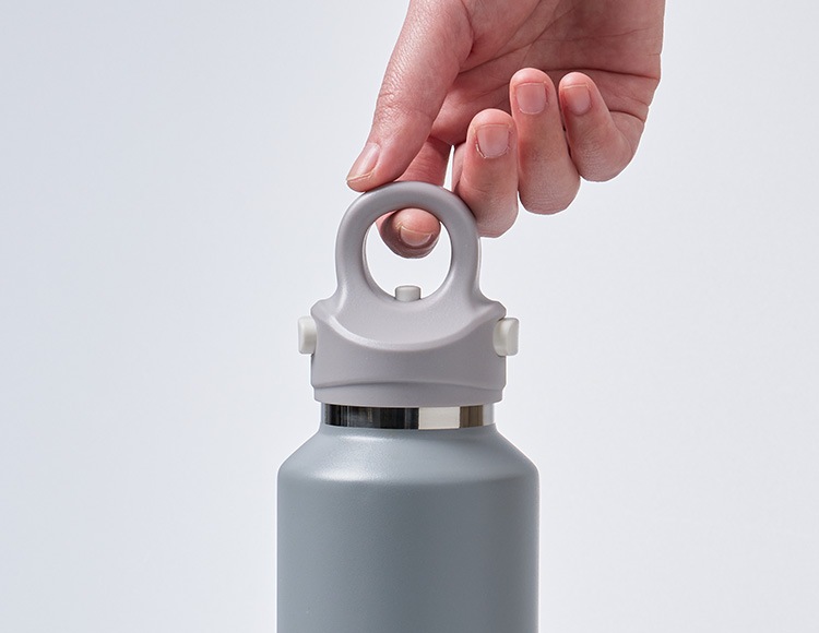 【公式販売店】CAROTE(カローテ) PRESSOFF 炭酸ボトル 600ml 保冷保温可能 ハンドル付き