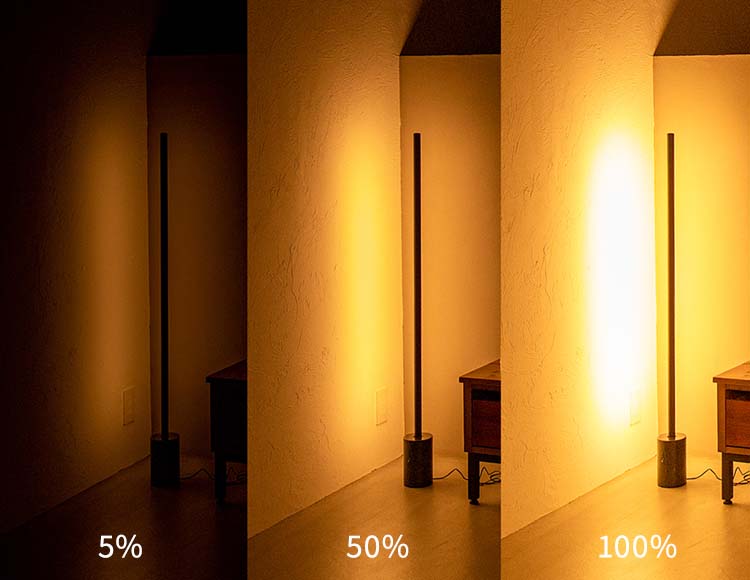フロアライト LED電球対応リモコン付