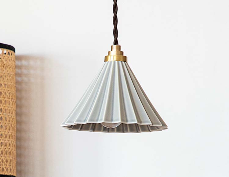 ORIGAMI LAMP (オリガミランプ) ペンダントライト LED電球対応 ブラウンコード 日本製