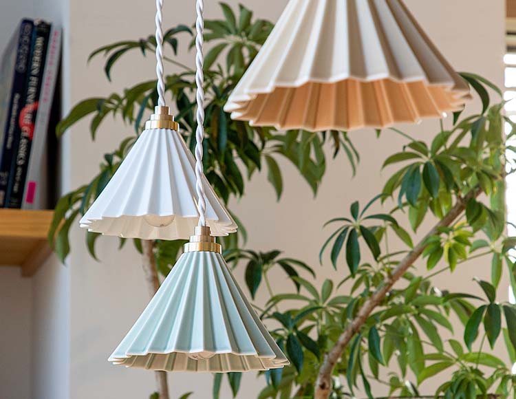 ORIGAMI LAMP (オリガミランプ) ペンダントライト LED電球対応 ホワイトコード 日本製