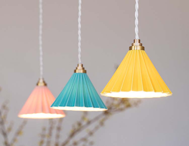 ORIGAMI LAMP (オリガミランプ) ペンダントライト LED電球対応 ホワイトコード 日本製