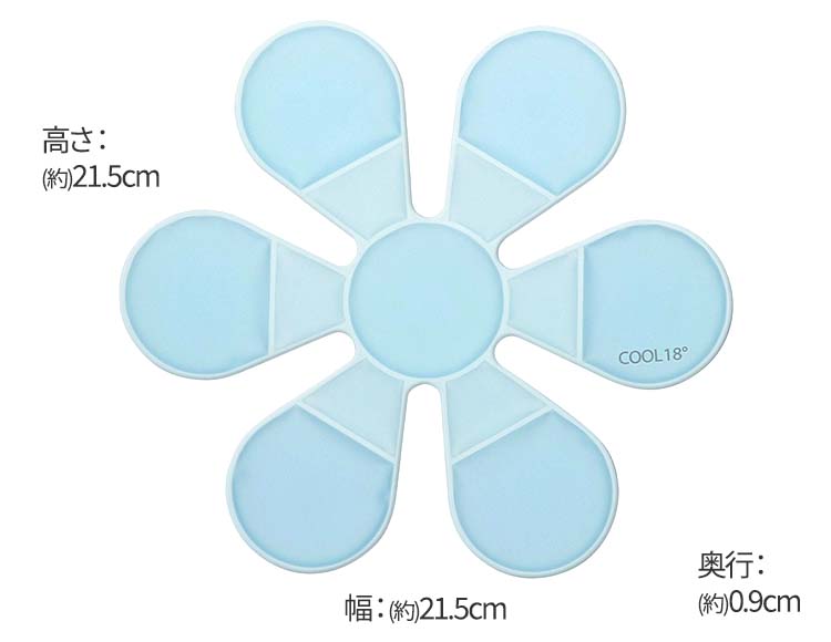 [帽子やヘルメットに] 冷えすぎる！ ヘッドパッド Mサイズ 冷却グッズ