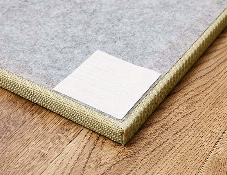 [水拭きできる] 畳マット い草風 綾模様 同色9枚セット (約3.7畳) 82×82×2.5cm