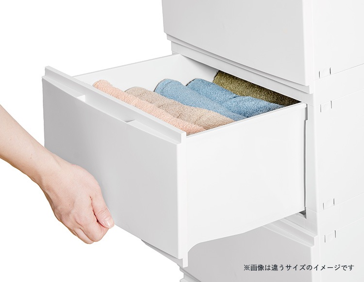 収納チェスト 壁付 2段 幅33cm 工具不要 簡単組立 キャスター付 日本製
