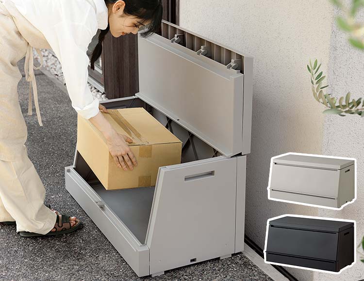 SOLOW (ソロウ) 出し入れがスムーズな屋外ストッカー 120L 日本製 組立品