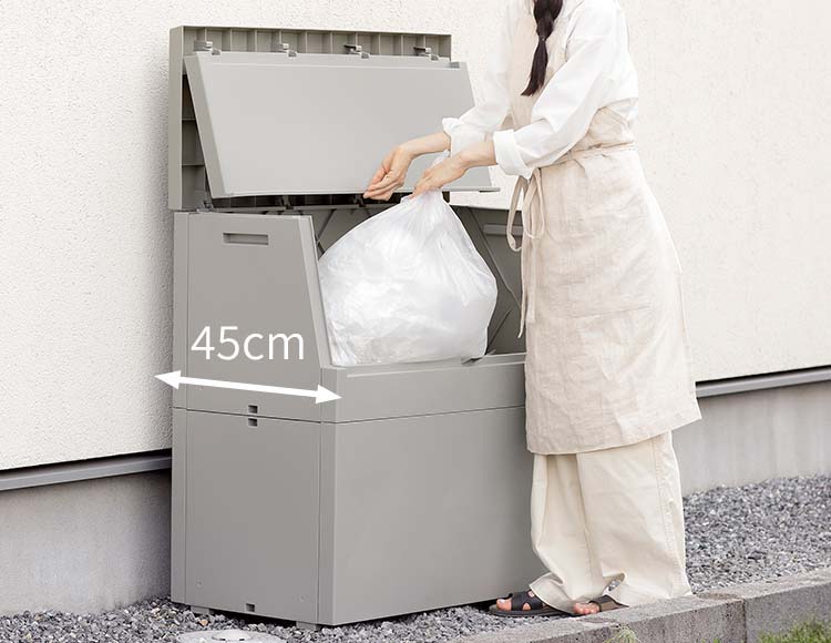 SOLOW (ソロウ) 出し入れがスムーズな屋外ストッカー 250L 日本製 組立品