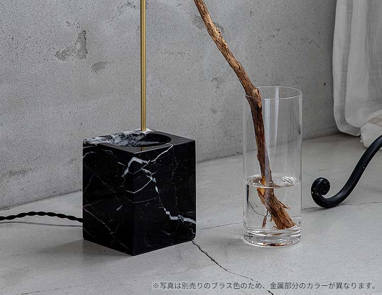 フラワーべースランプ シルバー リモコン付 LED電球対応