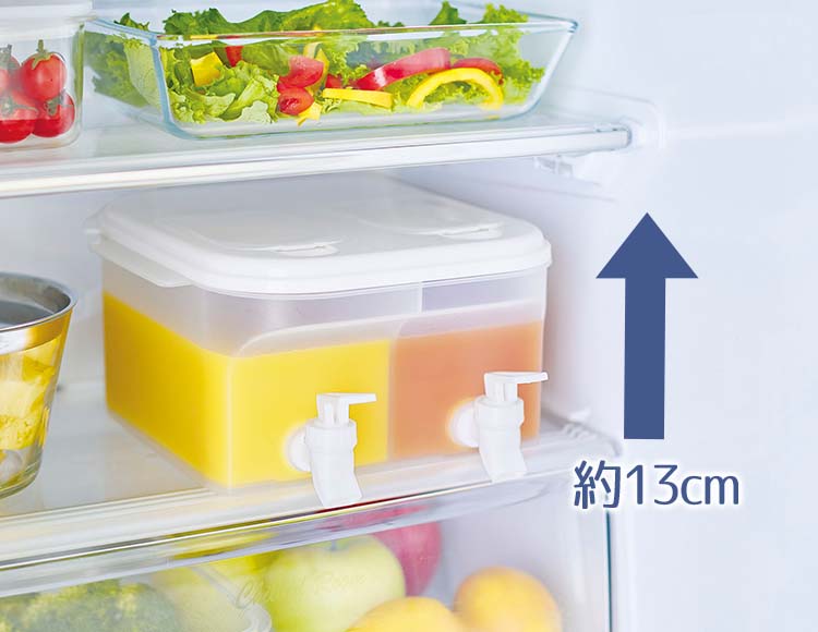 [置くだけ簡単] ドリンクサーバー ソソギーナW 2口タイプ 4L