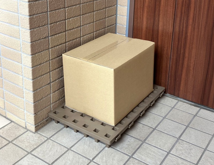 ジョイントパレット 30×30cm 2枚セット 日本製 ブラウン