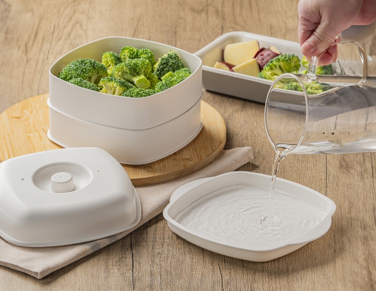 MOST ふたしな セイロ レンジ調理器具 食洗機 対応